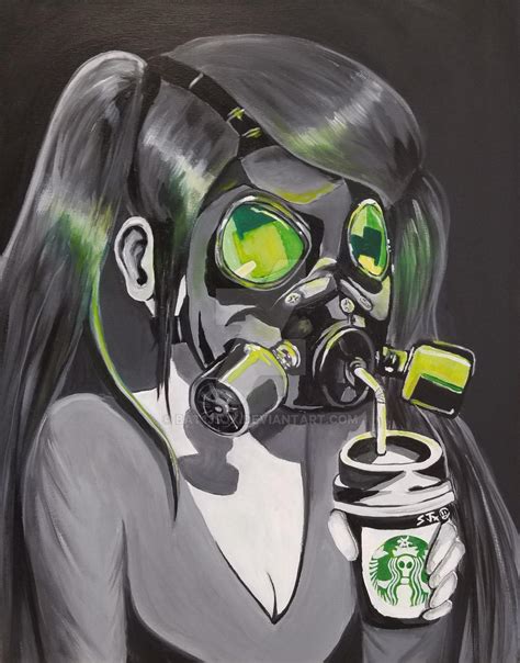 Gas Mask Girl By Bat13sjx On Deviantart