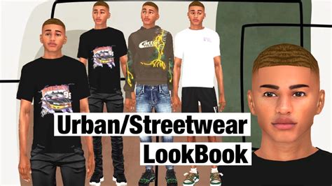 Sims 4 Realistic Create A Sim Male Streetwear Lookbook Cc Links