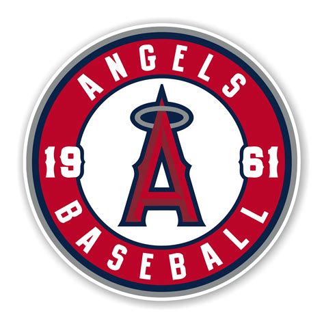 Los Angeles Angels Round Precision Cut Decal / Sticker