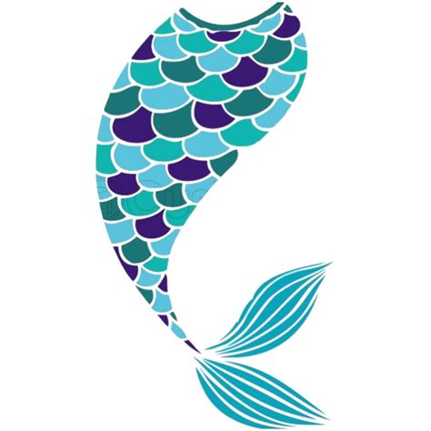 Download High Quality Mermaid Tail Clipart Turquoise Transparent Png