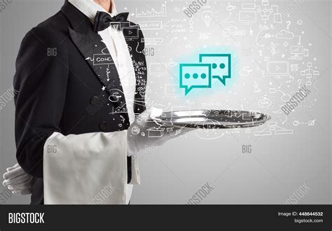 Close Waiter Serving Image And Photo Free Trial Bigstock