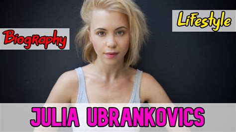 Julia Ubrankovics Hungarian Actress Biography Lifestyle Youtube