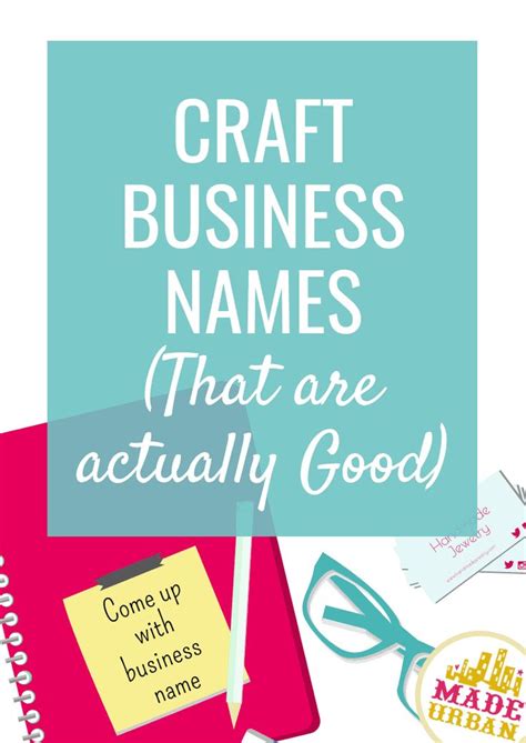 Craft Business Names That Are Actually Good Made Urban Cute