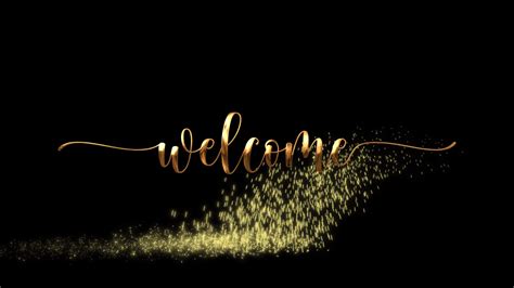 Welcome Background Stock Video Footage For Free Download