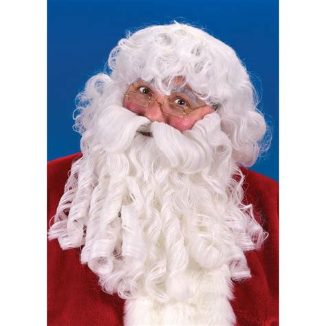 Deluxe Santa Wig And Beard Setwhite Imagine Le Fun