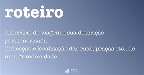 Roteiro Dicio Dicion Rio Online De Portugu S Riset