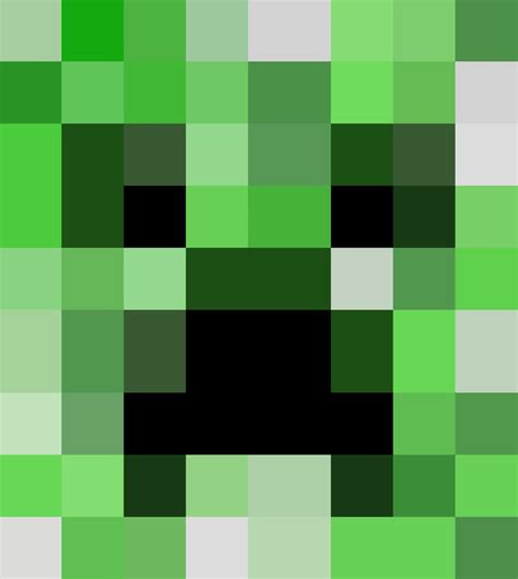 Pixel Art Minecraft Creeper Face Clip Art Library
