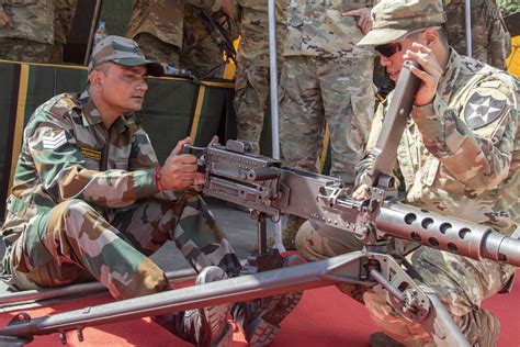 Us And Indian Soldiers Share Weapons Knowledge Article The United