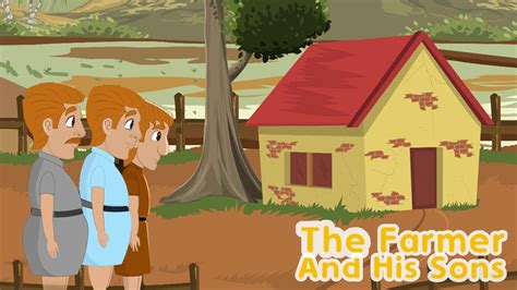 Moral Stories In English The Farmer And His Sons English Animated