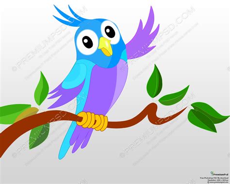 Cute Cartoon Parrot Full Free Images At