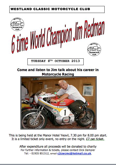 Veloce Publishing Automotive Stuff 6 Time World Champion Jim Redman