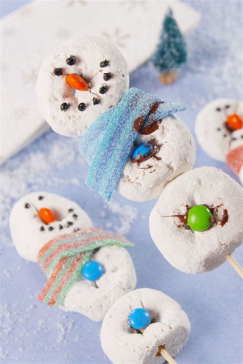 Best Snowman Donut Recipe How To Make Snowman Donuts