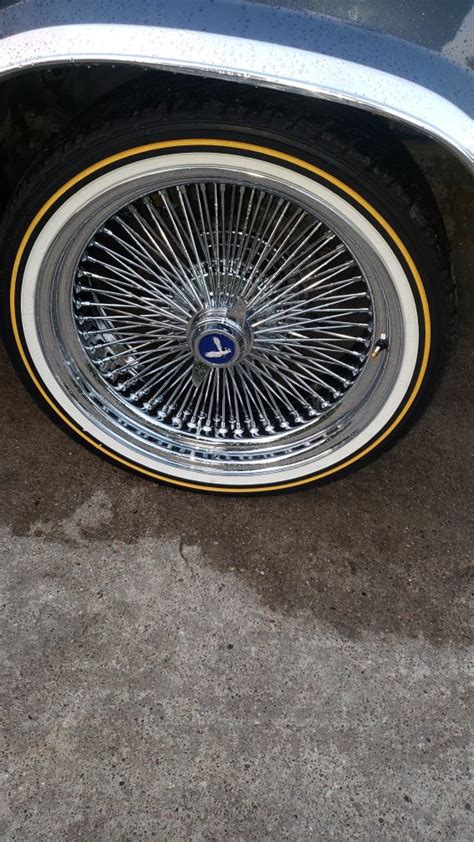 New Condition Standard 20 Chrome 150 Spoke Wire Wheels With Good Vogue