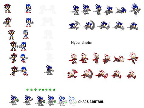 Shadic Sprites By Mysterythehedgehog2 On Deviantart