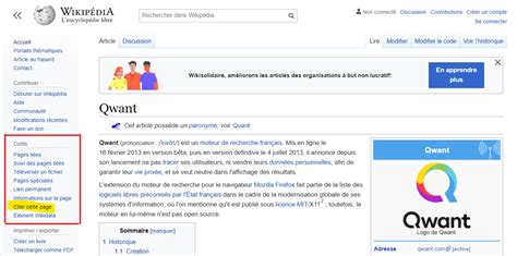 Citer Une Source Wikipedia Le Web Trouver De Linformation Et Citer