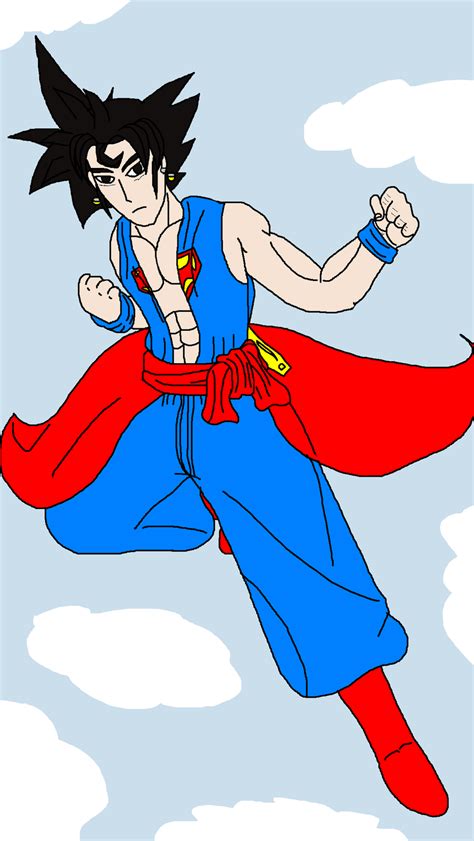 Fusion Of Goku And Superman By Kaiju Borru Zetto On Deviantart