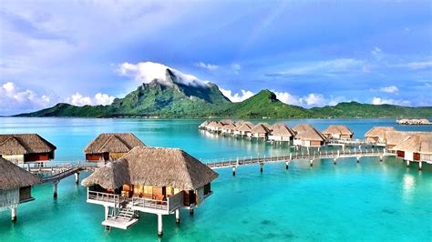 Bora Bora Hilton Resort Full Hd Desktop Wallpapers 1080p Images And