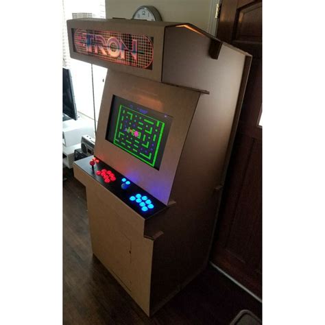 Cardboard Arcade Cabinet Made By Cardacde Co From Craft Cardboard