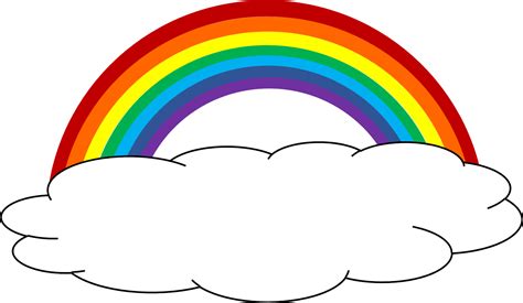Collection of PNG Rainbow With Clouds. | PlusPNG