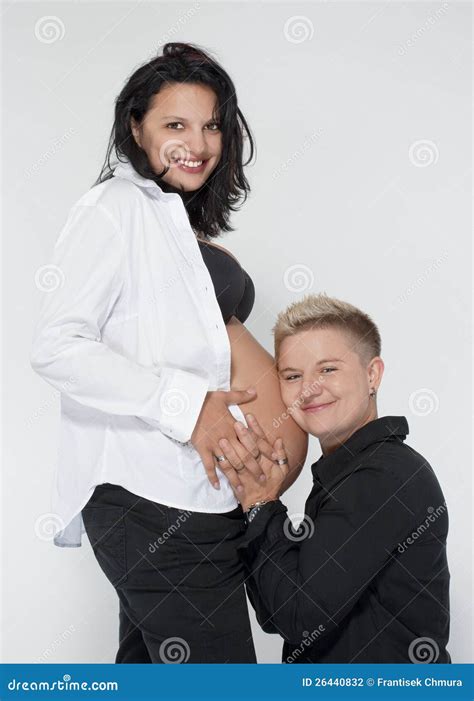 Two Lesbian Women Stock Photo Image Of Expecting Girls 26440832