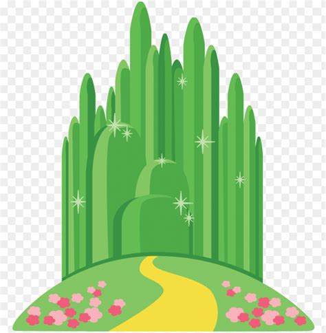 Yellow Brick Road Png Emerald City Wizard Of Oz Clipart Png