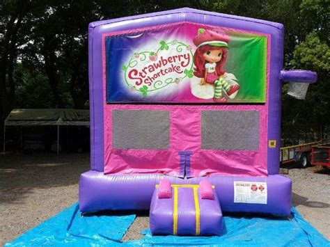 Strawberry Shortcake 2 In 1 Pink And Purple 13ft X 13ft Bounce House