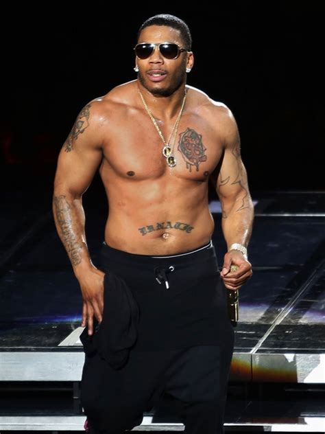 Nelly Shirtless