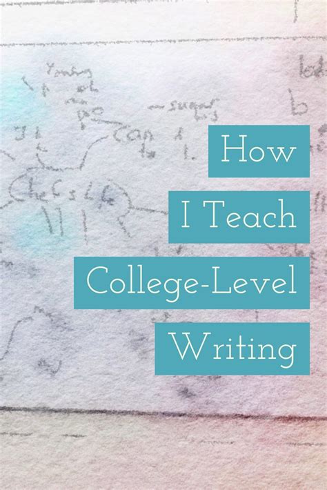 Subscribe for every update on du. How I Teach College-Level Writing | Teaching college ...