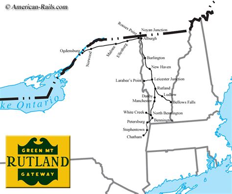 The Rutland Railroad The Green Mountain Gateway