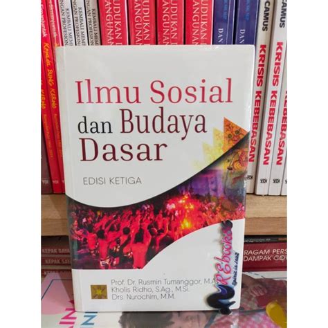 Jual Ilmu Sosial Dan Budaya Dasar Edisi Ketiga Prof Dr Rusmin