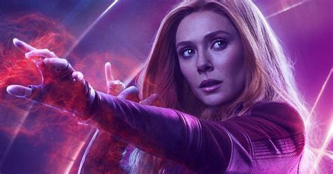 Bit Too Much Skin Elizabeth Olsen Not Pleased With Her Cleavage Revealing Scarlet Witch Costume