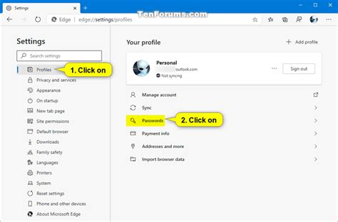 How To Disable Offer To Save Passwords In Microsoft Edge On Windows 10
