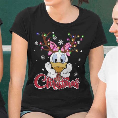 Daisy Duck Reindeer Christmas T Shirt Disney