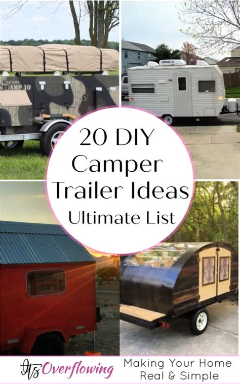 20 Diy Camper Trailer Designs To Build Your Own Camper 2023