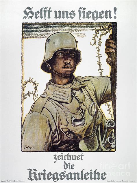 World War I German Poster Painting By Granger
