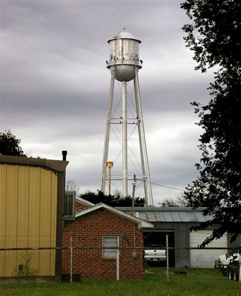 Lefors Tx The Municipal Water Tower Is Visible From Most Points In