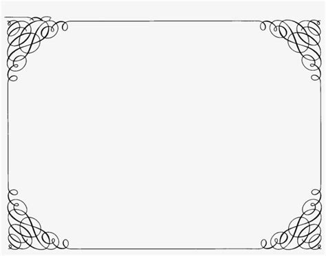 Pin Fancy Border Frame Clipart Border Vintage Frame Png Free