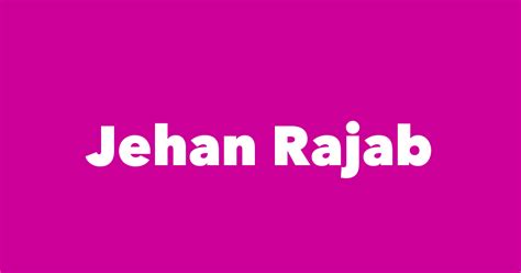 Jehan Rajab Spouse Children Birthday And More