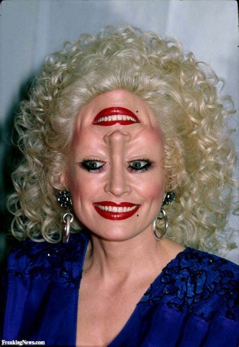 Dolly Parton after plastic surgery (Fixed) : funny