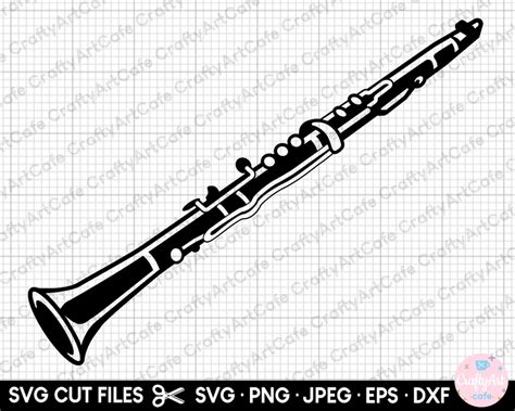 Clarinet Svg Clarinet Png Clipart Vector Free Commercial Use Cricut