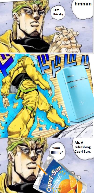 Dio Is Thirsty Animemes