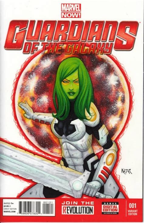 Gamora Guardians Of The Galaxy 1 Sketch Cover In Frank Kadar S Sketch Covers Comic Art Gallery