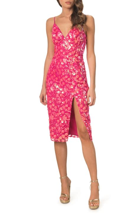 dress the population anastasia sequin floral cocktail sheath dress nordstrom