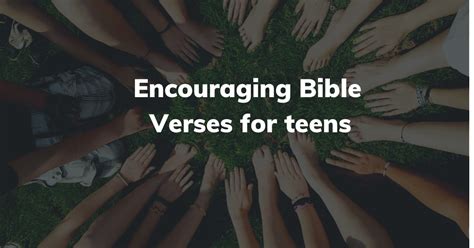 Best Inspirational Bible Verses For Teens Boys And Girls
