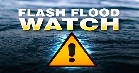 The national weather service (nws) has extended a flash flood watch for houston until 7 p.m. Flash Flood Watch in Effect(2 PM) for SoMD through Friday ...
