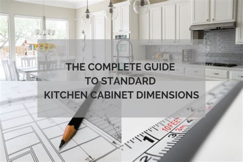 The Complete Guide To Standard Kitchen Cabinet Dimensions 1 846x564 