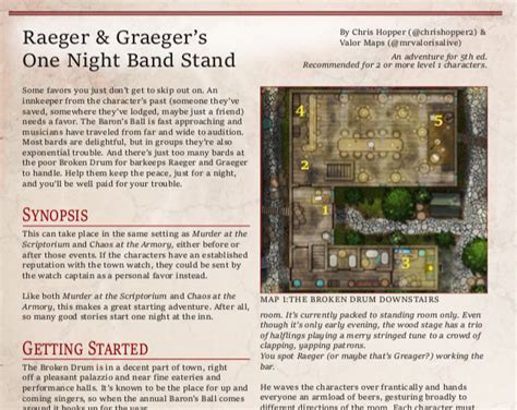 Mapvember Day Raeger And Graeger S One Night Band Stand By Chris Hopper