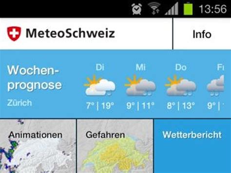 Temperatur, vind, nederbörd och luftfuktighet. MeteoSwiss - computerworld.ch
