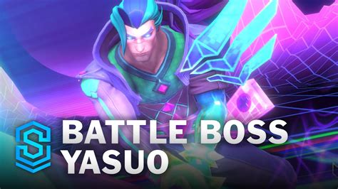 Battle Boss Yasuo Wild Rift Skin Spotlight Youtube