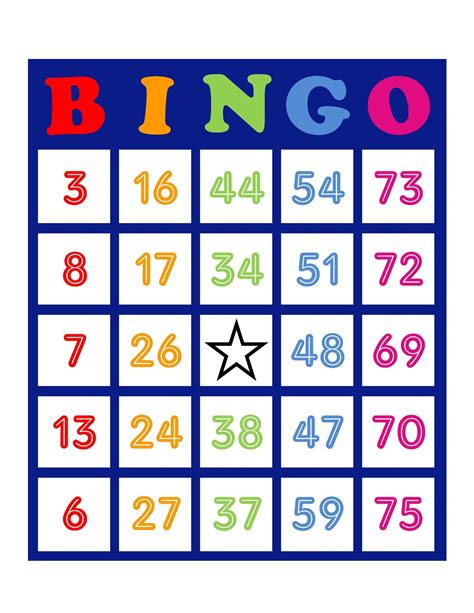 Bingo Cards 1000 Cards Prints 1 Per Page Immediate Pdf Download